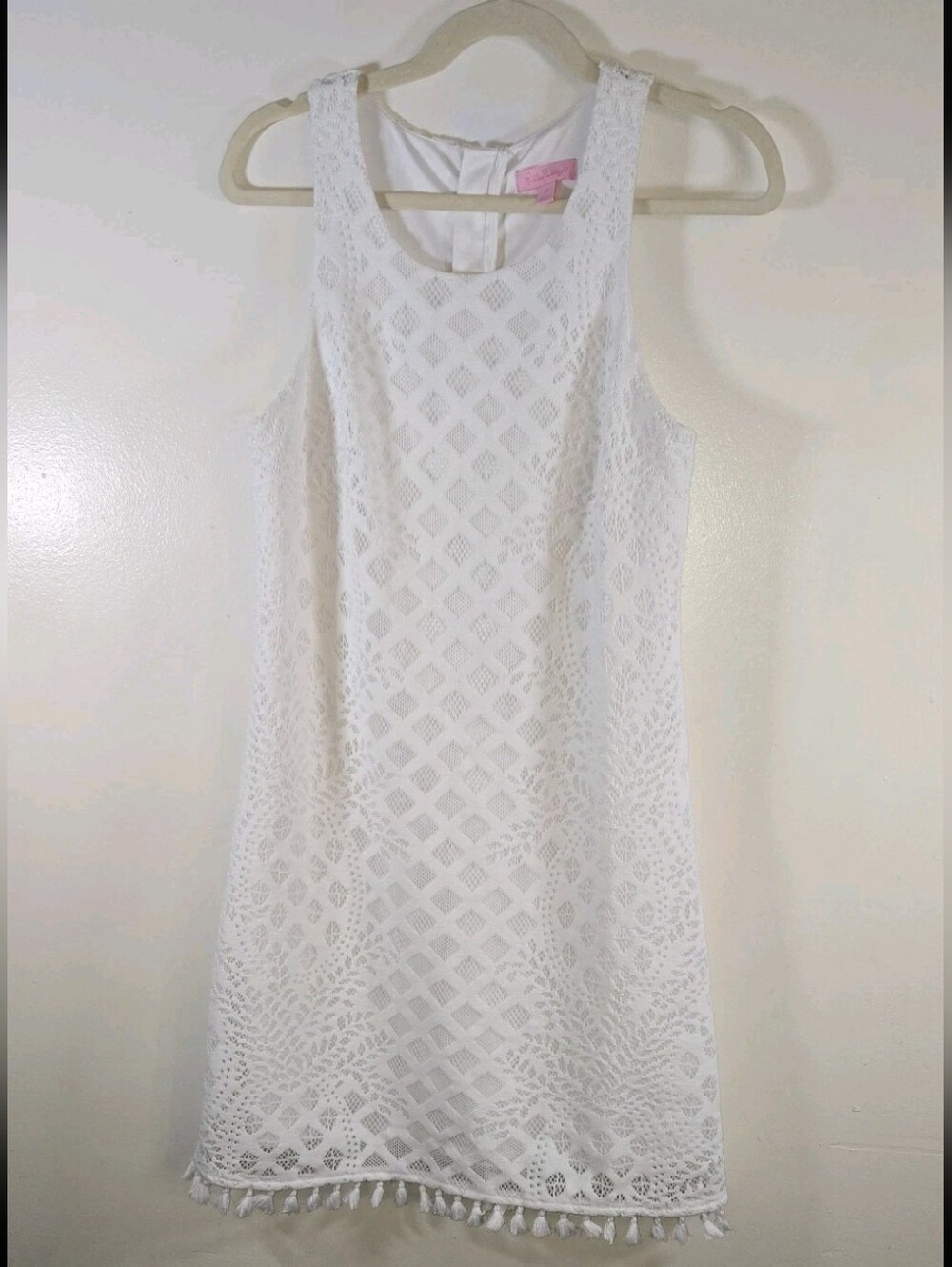 Lilly Pulitzer White Lace Mini Dress